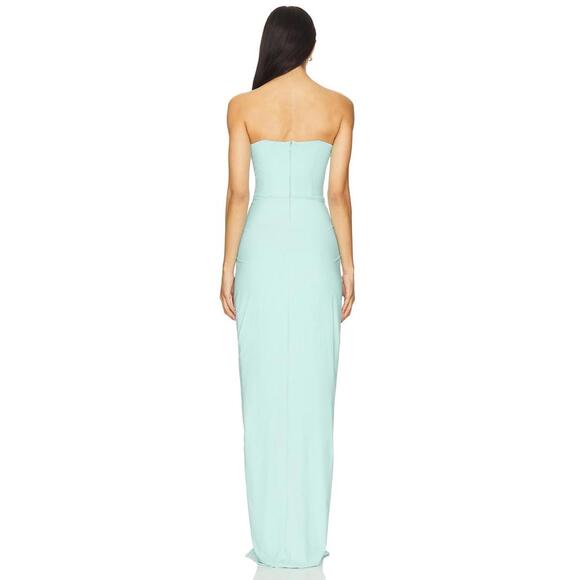 Deme by Gabriella PEARL LONG DRESS strapless maxi - Picture 3 of 10